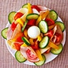 Fresh Garden Salad with Egg